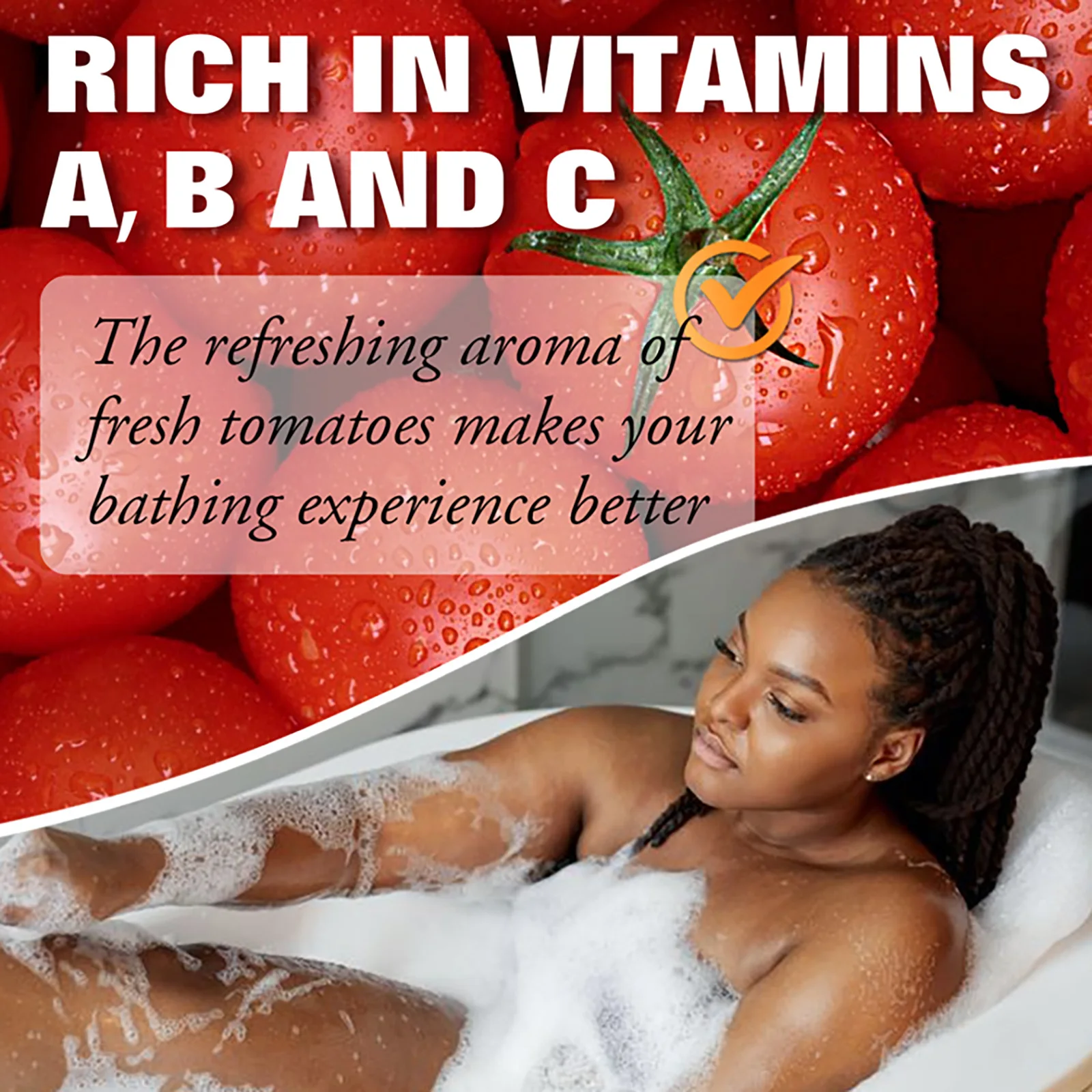 AILKE Organic Tomato Soap Bar, Lightening Skin, Deeply Clean, Exfoliate,Moisturizing, For Face, Body, 200g - Image 4
