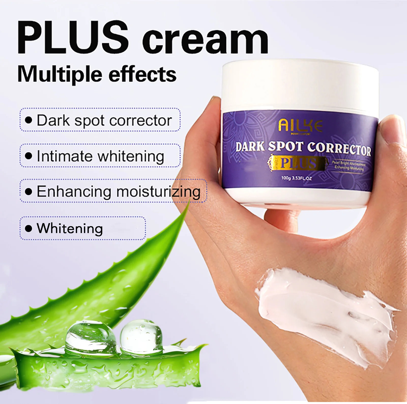 AILKE Glutathione Lighten Body Lotion, Moisturizing, Hydration, Even Skin tone, Improve Dark & Black Skin, - Image 17