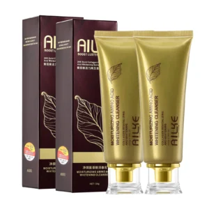 AILKE Amino Acid Moisturizing & Whitening Facial Cleanser, Oil Control, Clean Impurities & Makeup, Reduce Pimples, Blackhead