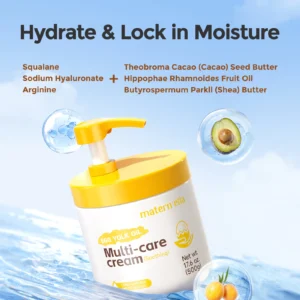 Matern'ella Egg Yolk Oil Body Moisturizer – Fragrance-Free,