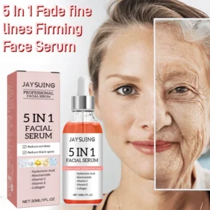 5 In 1 Fade fine lines Firming Face Serum Blemish Pigmentation Reducing Beauty Serum Removal Moisturising Skin Firming Blemish