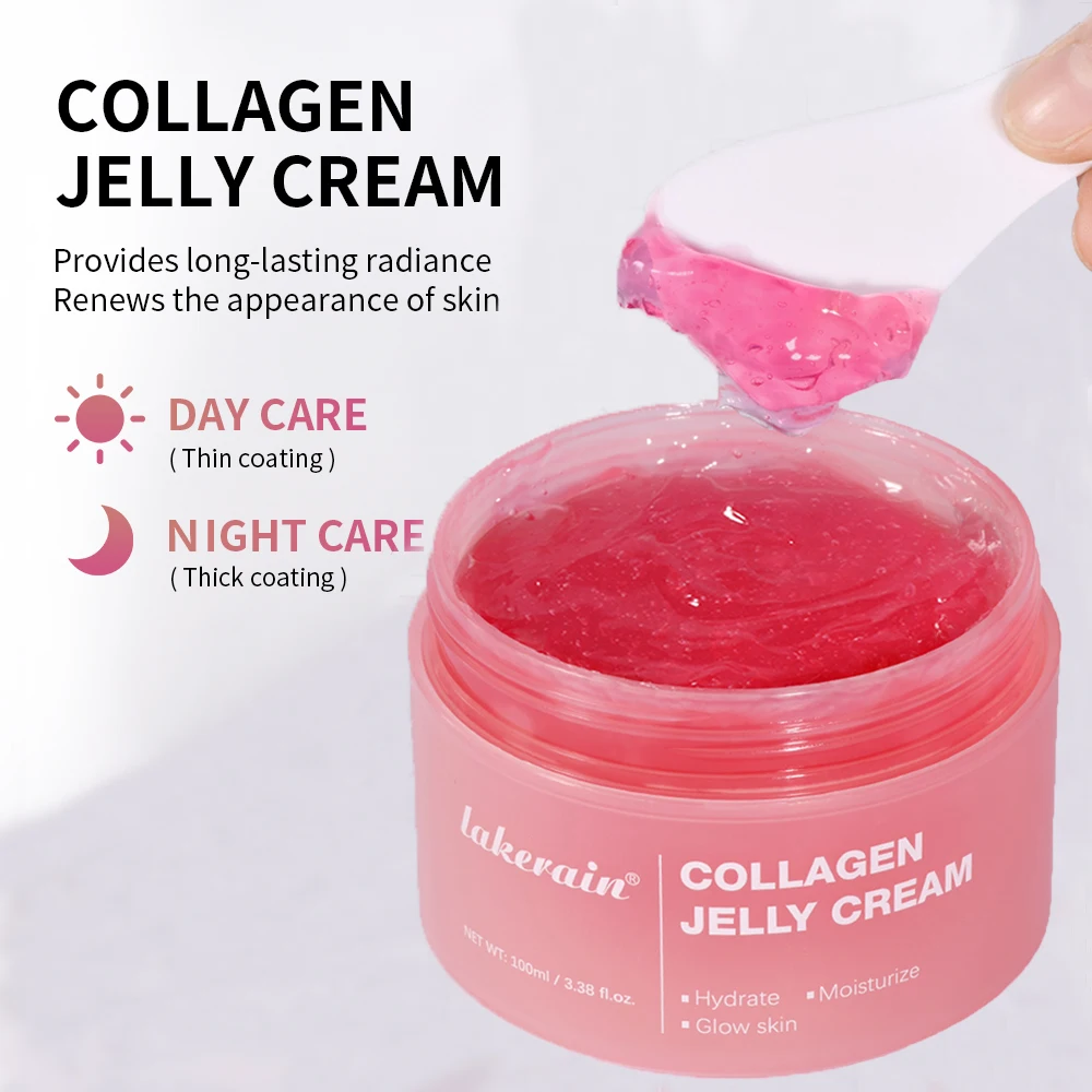 Anti Aging Collagen Face Cream 100ml Niacinamide Moisturizer Hydrating Gel For Tightening Soothing Firmness Skincare - Image 2